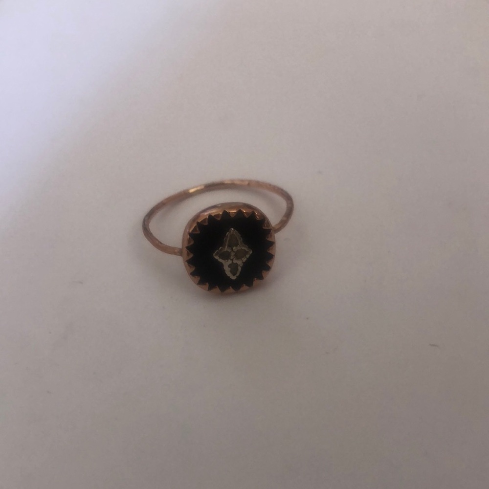 Pascale Monvoisin Pierrot rose gold 9K ring size 53 US 6.5 - Picture 6 of 8